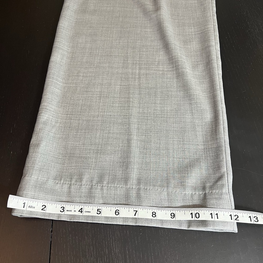 BELLE The Label Perennial Trousers Size 10 Medium Gray Wide Leg Wool Blend NEW - Picture 15 of 15